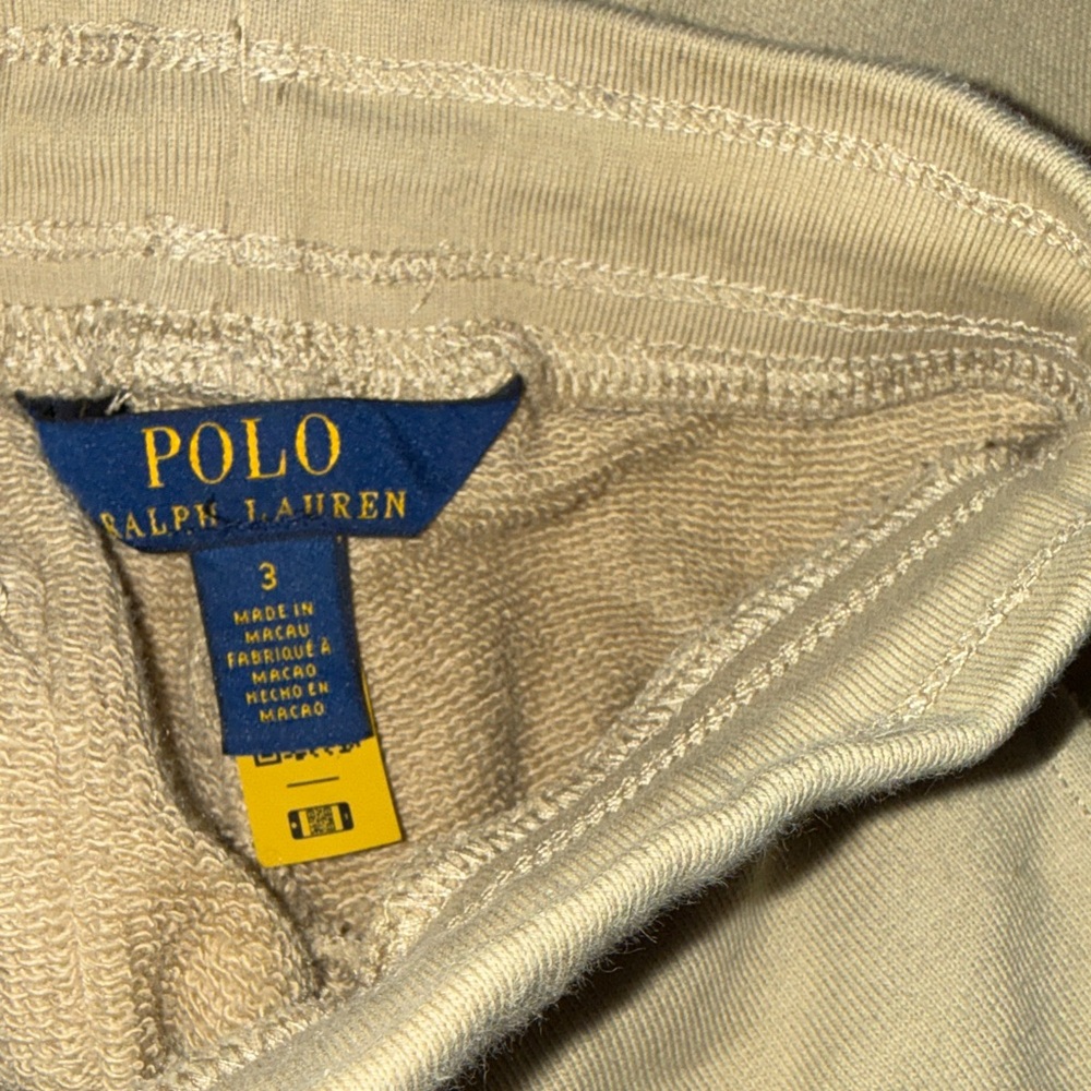 Polo by Ralph Lauren Kids Beige Joggers - Picture 3 of 3